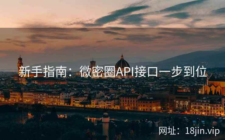 新手指南：微密圈API接口一步到位  第2张