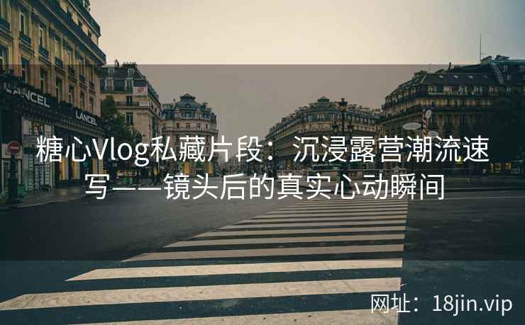 糖心Vlog私藏片段：沉浸露营潮流速写——镜头后的真实心动瞬间