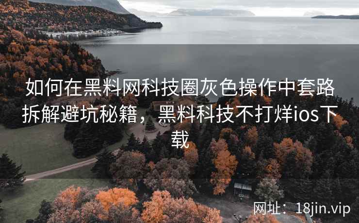 如何在黑料网科技圈灰色操作中套路拆解避坑秘籍，黑料科技不打烊ios下载  第1张