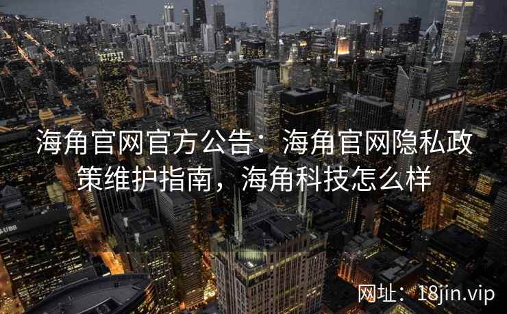 海角官网官方公告：海角官网隐私政策维护指南，海角科技怎么样  第2张