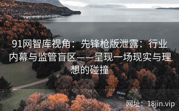 91网智库视角：先锋枪版泄露：行业内幕与监管盲区——呈现一场现实与理想的碰撞  第2张