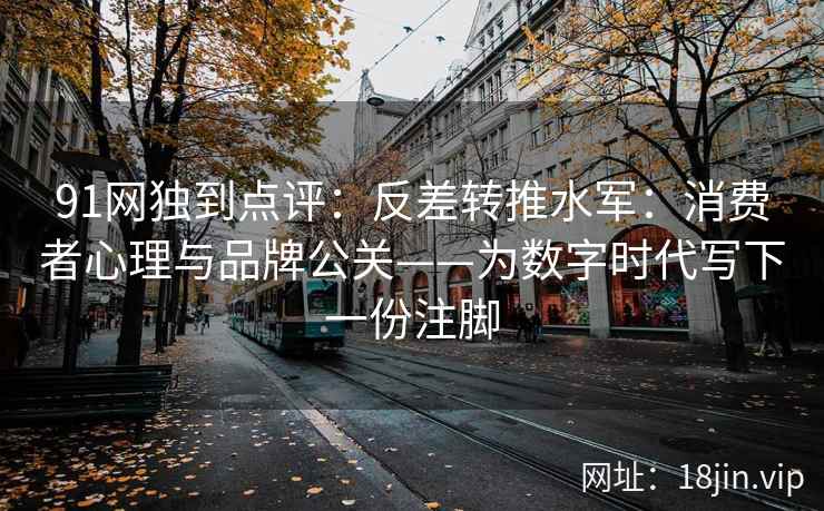 91网独到点评：反差转推水军：消费者心理与品牌公关——为数字时代写下一份注脚  第2张
