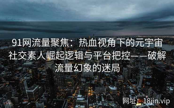 91网流量聚焦：热血视角下的元宇宙社交素人崛起逻辑与平台把控——破解流量幻象的迷局  第1张